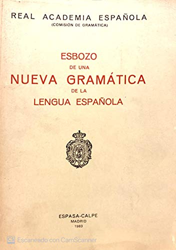 Stock image for Esbozo De Una Nueva Gramatica De La Lengua Espanola for sale by RecicLibros