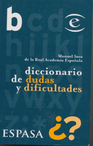 Beispielbild fr Diccionario de Dudas (Spanish Edition) zum Verkauf von Books From California