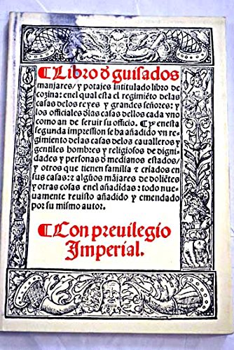 Stock image for Libro de guisados, manjares y potajes for sale by Librera Prez Galds