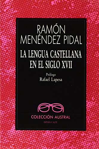 Lengua castellana (Spanish Edition) (9788423972081) by RamÃ³n MenÃ©ndez Pidal