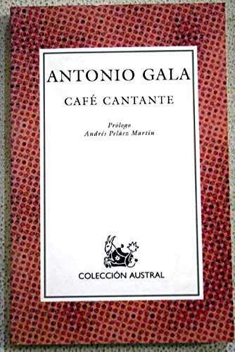 9788423974092: Cafe cantante (Spanish Edition)