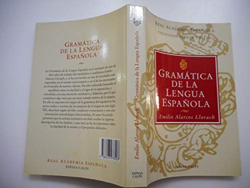 Beispielbild fr Gram?tica de la Lengua Espa?ola zum Verkauf von Front Cover Books