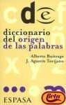 Diccionario Del Origen De Las Palabras - Buitrago Jimenez, Alberto