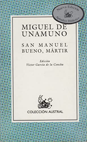 Imagen de archivo de San Manuel Bueno, Mártir a la venta por Better World Books
