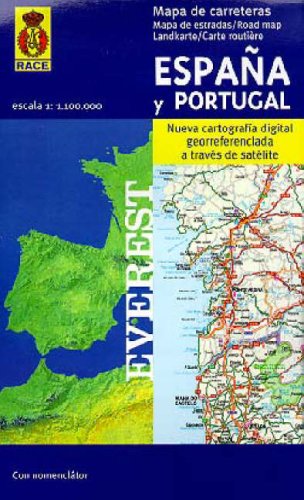 Stock image for Espana and Portugal Map for sale by WorldofBooks