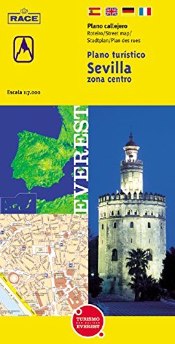 9788424104085: Sevilla Plano Turstico zona centro: Plano callejero (Mapas tursticos/ serie amarilla) (Spanish Edition)