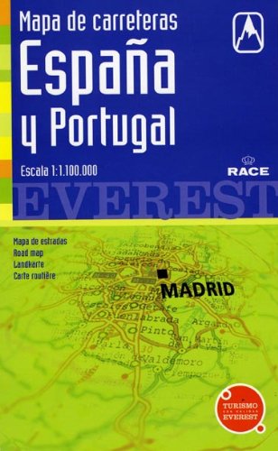 9788424106362: Mapa de carreteras de Espaa y Portugal. 1:1.100.000: Cartografa digital georreferenciada.