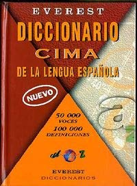 9788424110369: Everest Diccionario Cima De LA Lengua Espanola/Everest Cima Dictionary of the Spanish Language