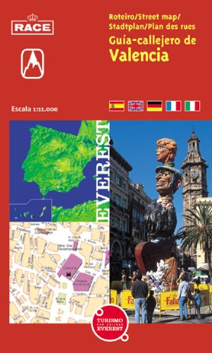 Imagen de archivo de Gua callejero de Valencia (Planos callejeros / serie roja) (German, Spanish, French, English and Italian Edition) a la venta por PAPER CAVALIER UK