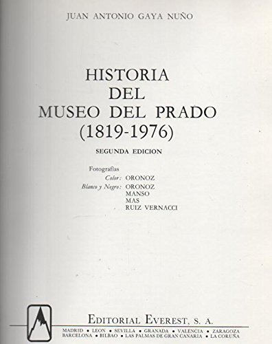 9788424140014: Historia del Museo del Prado (Spanish Edition)