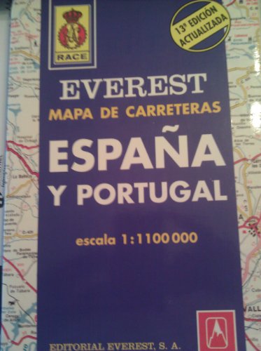 9788424141219: Mapa de carreteras de Espaa y Portugal. 1:1.100.000 (Mapas de carreteras)