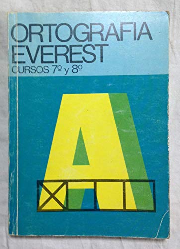 Imagen de archivo de Ortografa Everest. Grado Medio. Cursos 7-8 a la venta por Librera Gonzalez Sabio