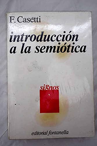 Beispielbild fr Introduccion a la Semiotica zum Verkauf von Hamelyn