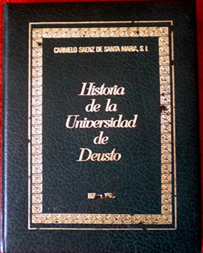 Imagen de archivo de Histor De La Universidad De Deusto a la venta por Libros Ramban