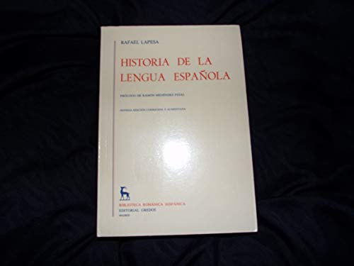 Imagen de archivo de Historia de la lengua espa?ola a la venta por SecondSale