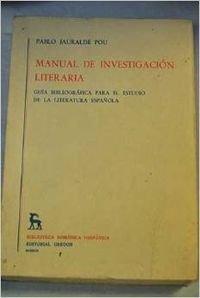 9788424901332: Manual investigacion literaria