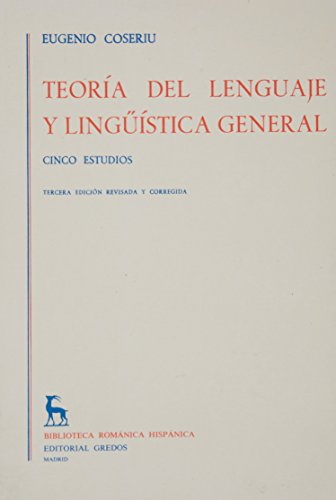 Teoría del lenguaje y lingüística general 