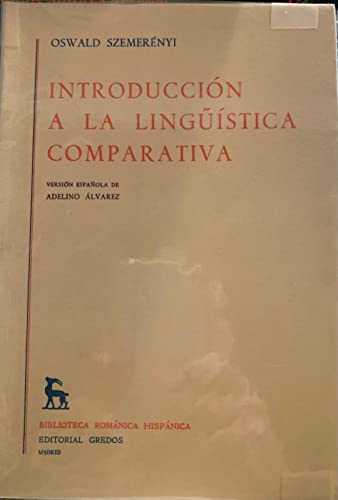 9788424907594: Introduccion a linguistica comparativa: 043 (VARIOS GREDOS)