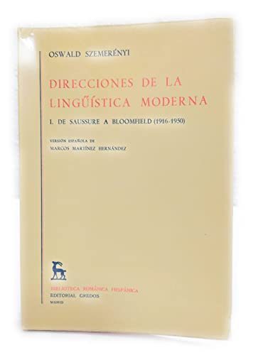 Imagen de archivo de Direcciones de la lingstica moderna a la venta por Tik Books ME