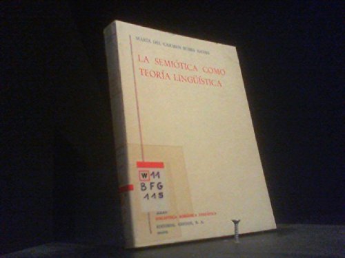 Stock image for La semitica como teora lingstica.Segunda edicin revisda y ampliada. for sale by HISPANO ALEMANA Libros, lengua y cultura