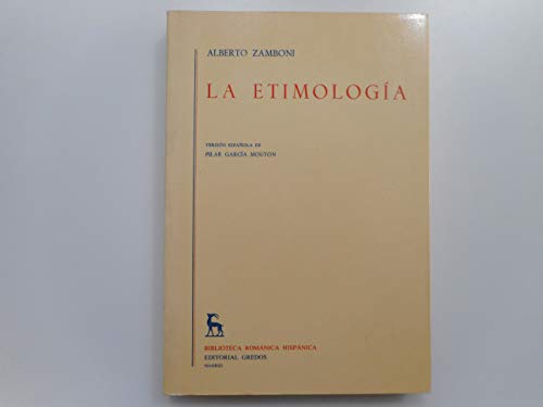 9788424912697: Etimologia: 358 (VARIOS GREDOS)