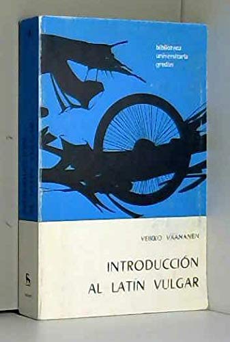 Stock image for Introduccion al latin vulgar for sale by medimops