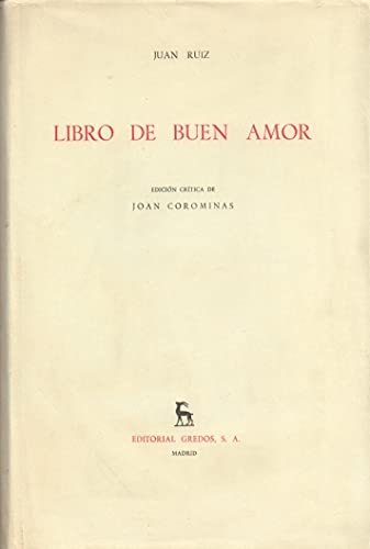 Libro De Buen Amor - Biblioteca Romanica Hispanica IV. Textos, 4 (Spanish Edition)