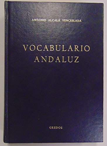 Imagen de archivo de Vocabulario Andaluz a la venta por V Books