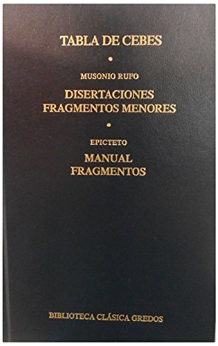 Imagen de archivo de TABLA CEBES DISERTACIONES FRAGMENTOS a la venta por Zilis Select Books