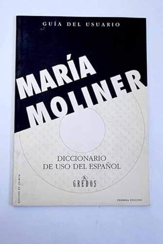 9788424918088: Maria Moliner Diccionario De Uso Del Espaol