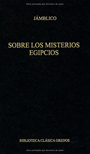 9788424918705: Sobre los misterios egipcios / On the Egyptian Mysteries: 242