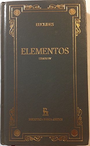 Stock image for ELEMENTOS Libros I-IV for sale by Domiduca Libreros