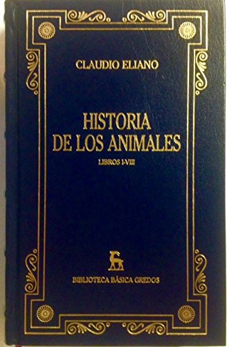 Imagen de archivo de Historia de los animales. Libros I-VIII a la venta por Tik Books ME