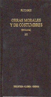 9788424927196: Obras morales y costumbres xiii: Sobre la msica (Spanish Edition)