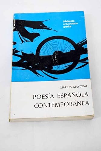 Beispielbild fr Poesia espaola contemporanea.analisis de textos zum Verkauf von Better World Books Ltd
