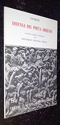 Defensa poeta arquias (anotado) (9788424933982) by CicerÃ³n, Marco Tulio