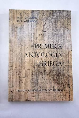 9788424934149: Primera antologia griega (anotado): 003 (VARIOS GREDOS)