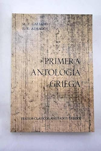 9788424934149: Primera antologia griega (anotado)