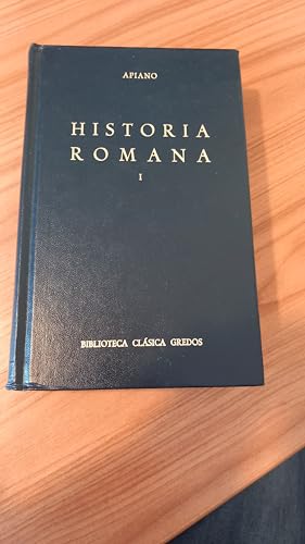 9788424935504: Historia romana / Roman History: 1 (Biblioteca Clasica Gredos)