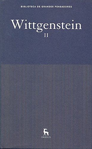 Obras Wittegenstein II (Spanish Edition) (9788424936228) by Wittgenstein, Ludwig