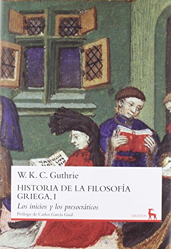 Historia de la filosofia I (Spanish Edition) (9788424936532) by Guthrie, W. K. C.