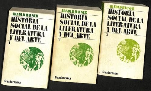 Stock image for Historia social de la literatura y del arte. Tomo 1 for sale by MIRADOR A BILBAO