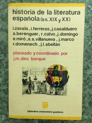 9788425101564: Historia de la Literatura Espanola