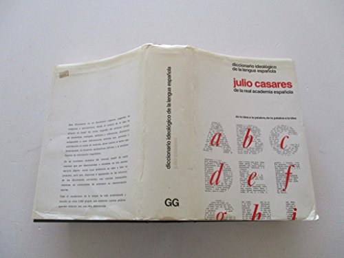 9788425201264: Diccionario Ideologico de La Lengua Espa~nola: Desde La Idea a la Palabra, Desde La Palabra a la Idea (Hardcover) (Spanish Edition)