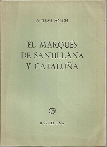 9788425208980: El marqus de Santillana y Catalua