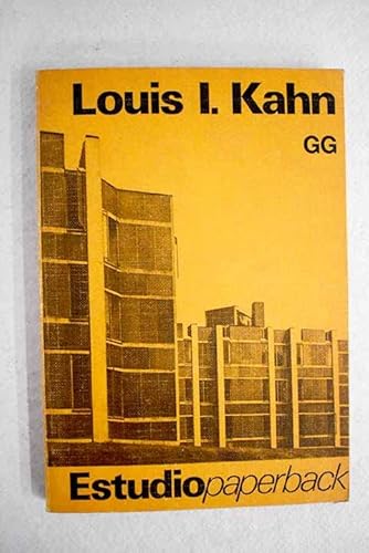 9788425209581: Louis I. Kahn