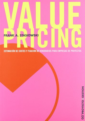 Stock image for Value Pricing: Estimacin de costes yStasiowski, Frank A. for sale by Iridium_Books