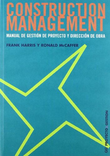 Stock image for Construction management: Manual de geHarris, Frank; Mccaffer, Ronald for sale by Iridium_Books