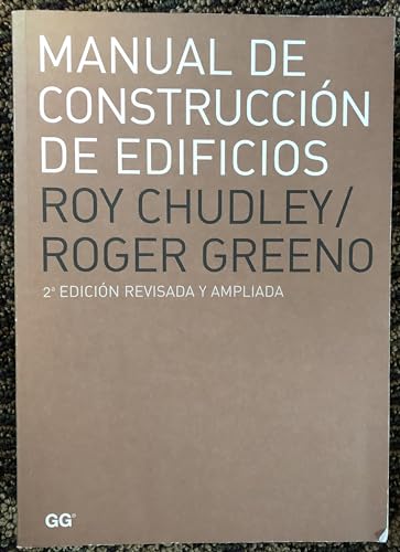 9788425220050: Manual de construccin de edificios (SIN COLECCION)