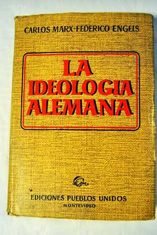 Imagen de archivo de La ideologa alemana a la venta por El Pergam Vell